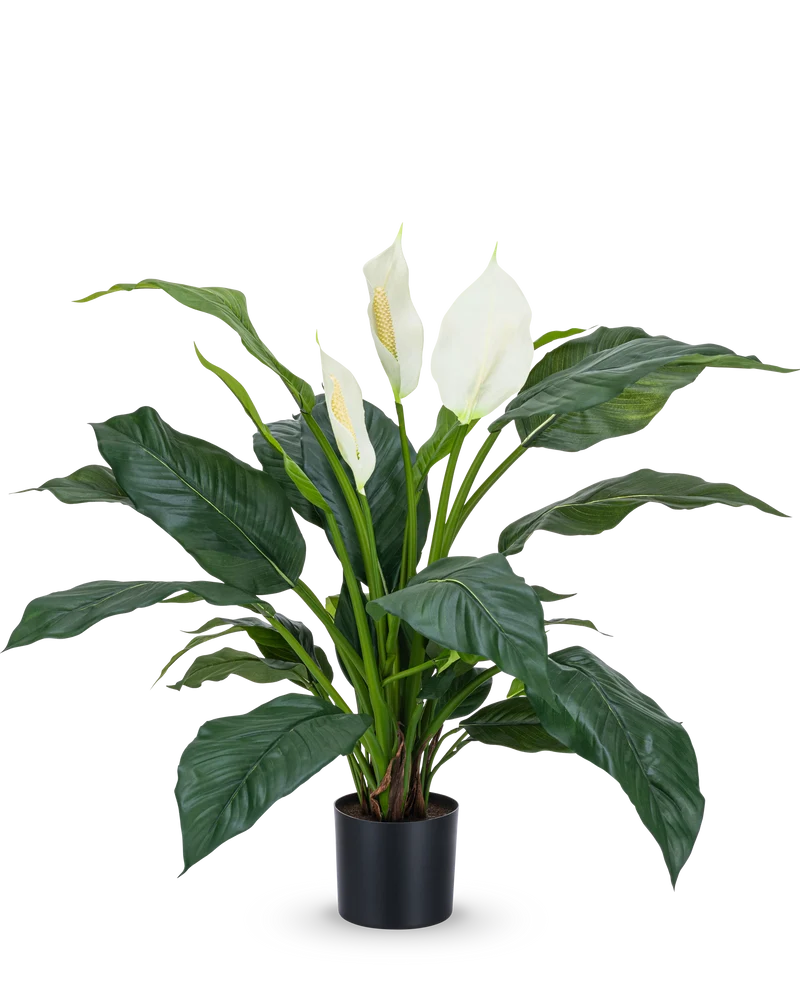 Kunstpflanze Spathiphyllum weiß 85 cm