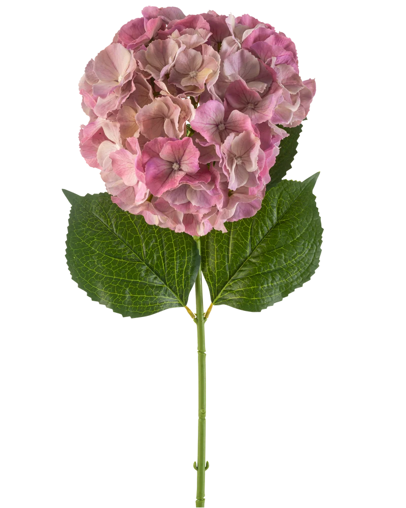 Künstliche Blume Hortensie 75 cm mauve