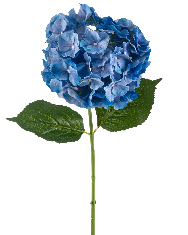 Künstliche Hortensie 75 cm blau