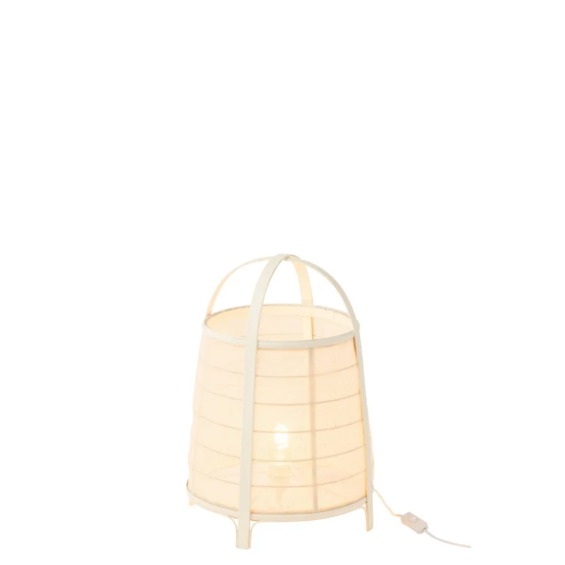 Lampe Rya aus Baumwolle und Bambus