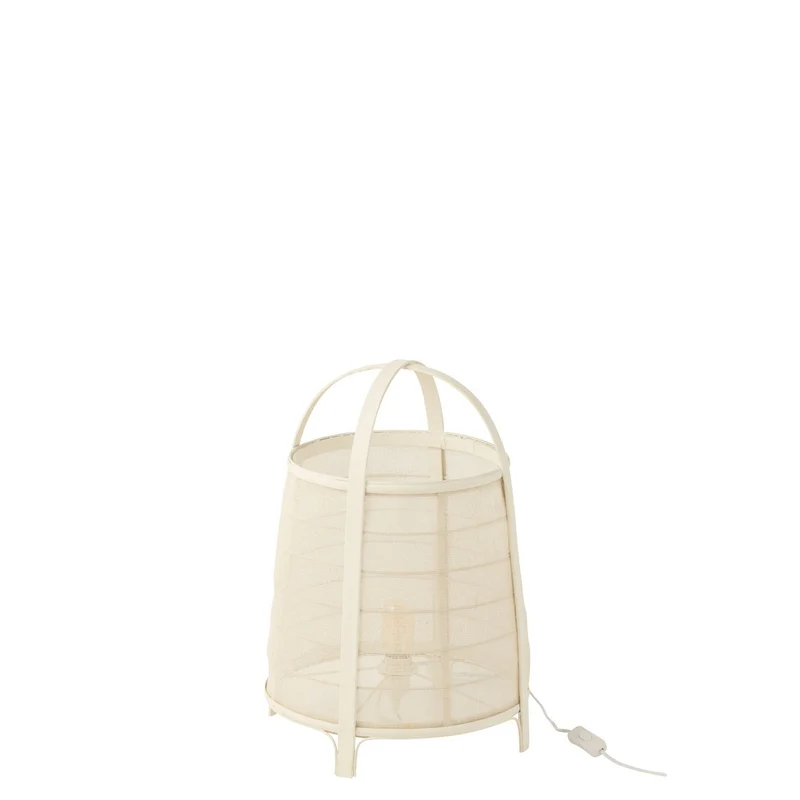 Lampe Rya aus Baumwolle und Bambus