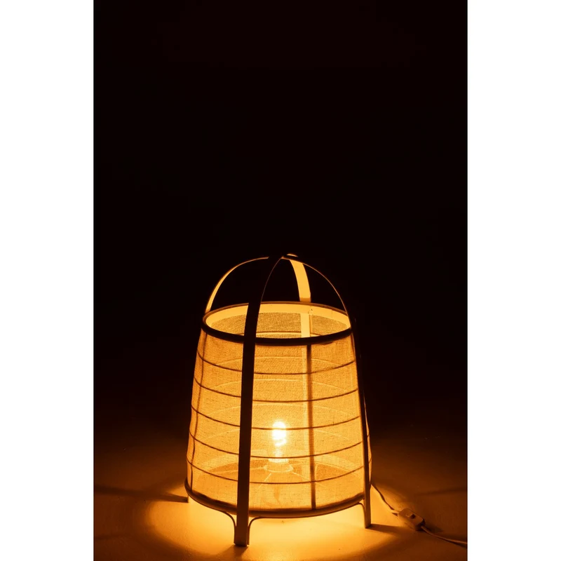 Lampe Rya aus Baumwolle und Bambus