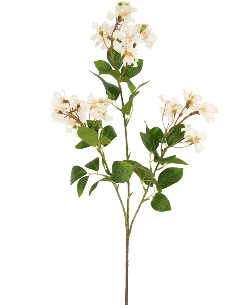 Künstliche Blume Lagerstroemia 90 cm weiß