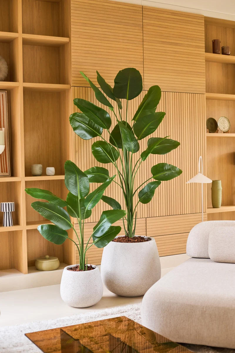 Kunstplant Strelitzia 120 cm real touch