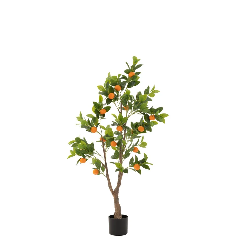 Künstlicher Orangenbaum im Topf, 130 cm