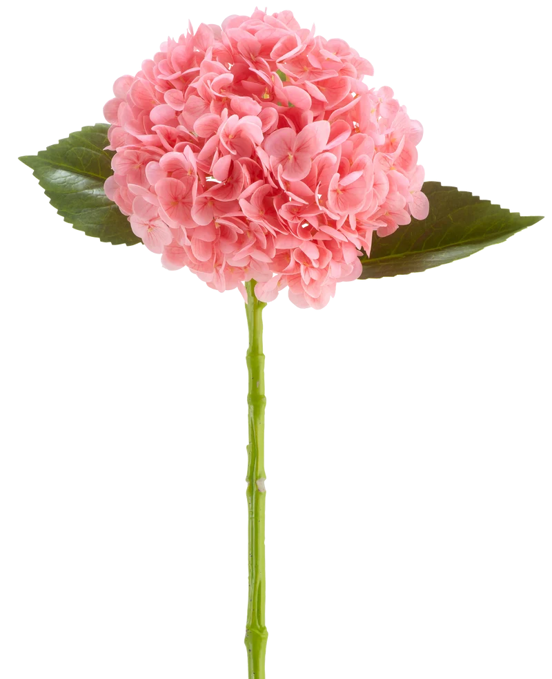 Künstliche Blume Charlotte Hydrangea Real Touch dunkelrosa 55 cm