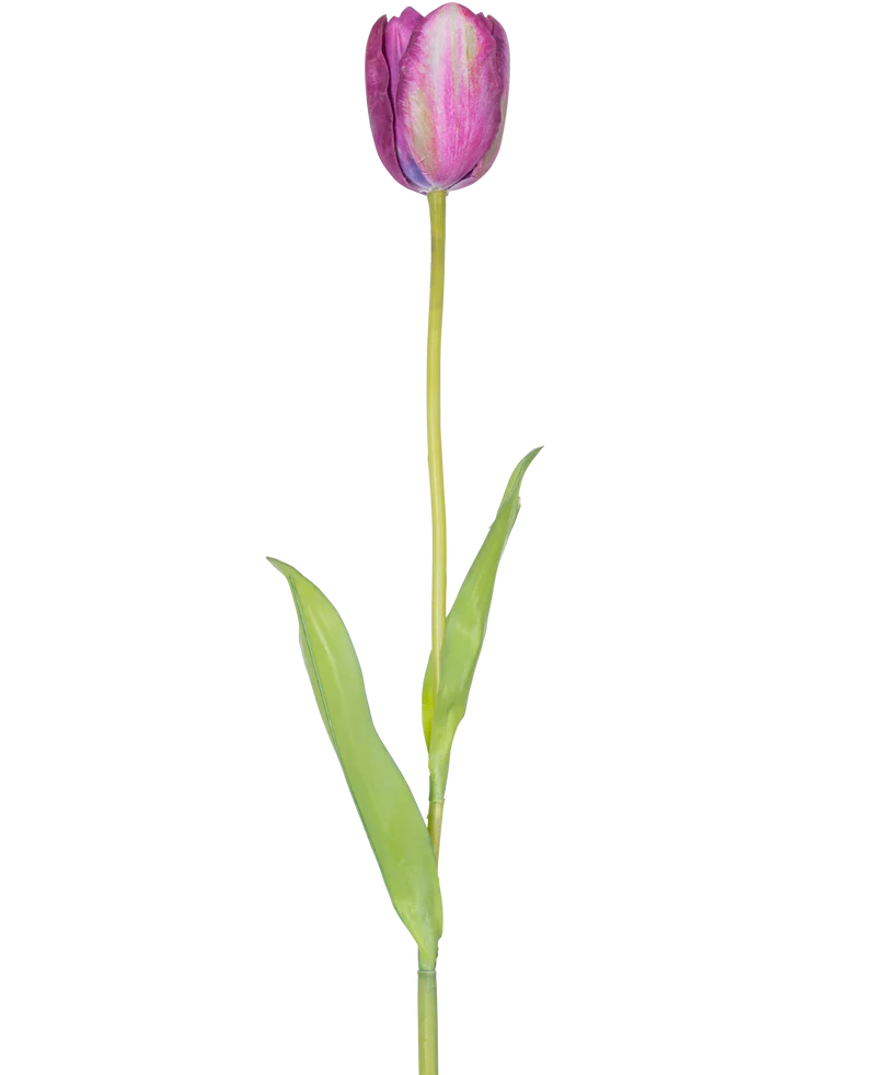 Künstliche Blume Französische Tulpe 60 cm lila