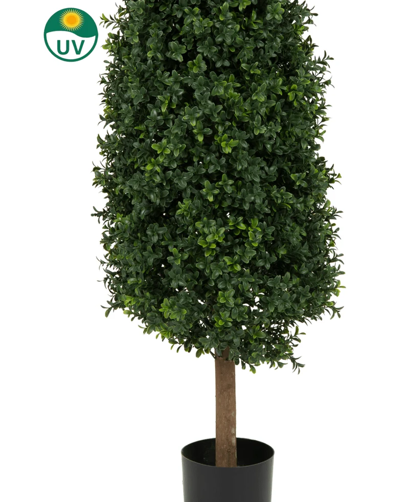 Kunstplant Buxus Pyramide UV 120 cm