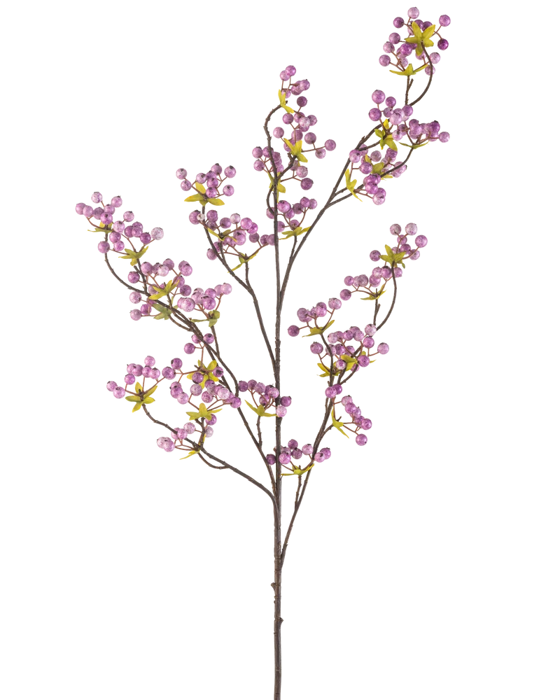 Künstliche Blume Beeren 107 cm lila
