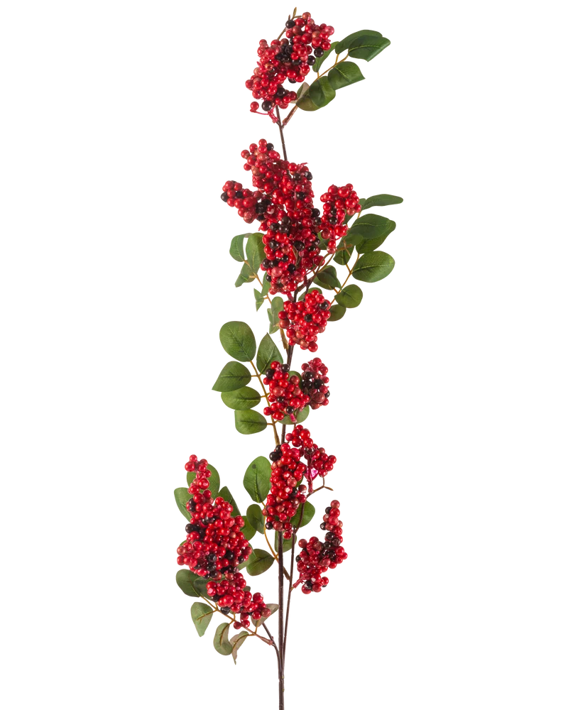 Künstliche Blume Beeren 104 cm rot