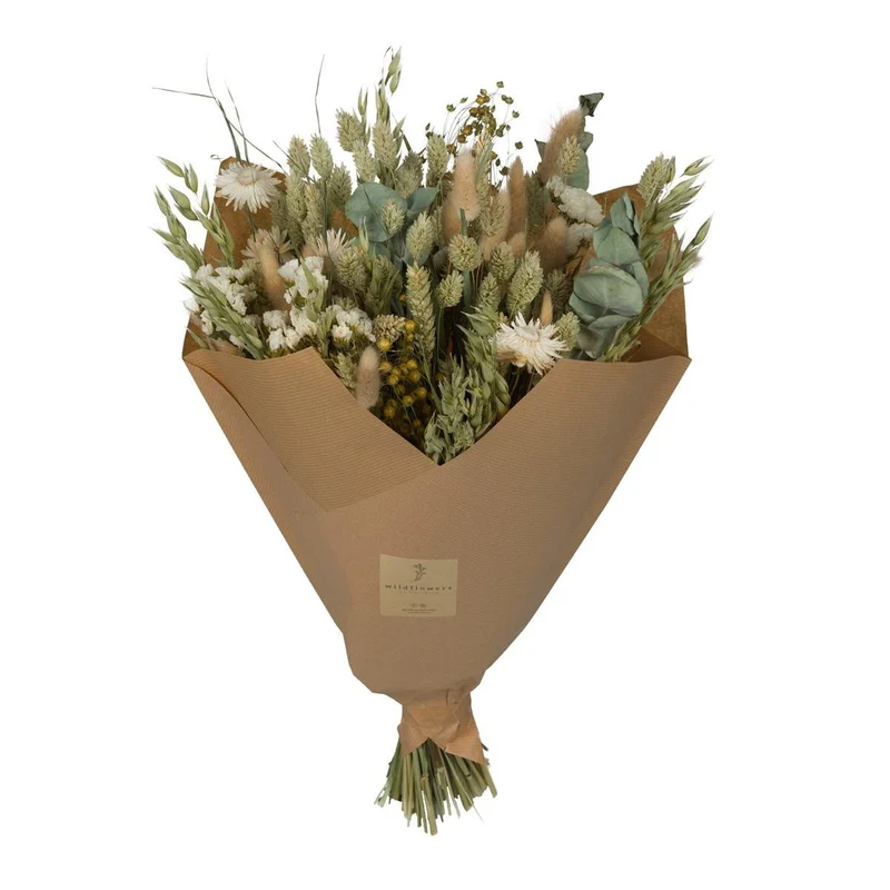 Trockenblumenstrauß Klassiker in Natural, 60 cm