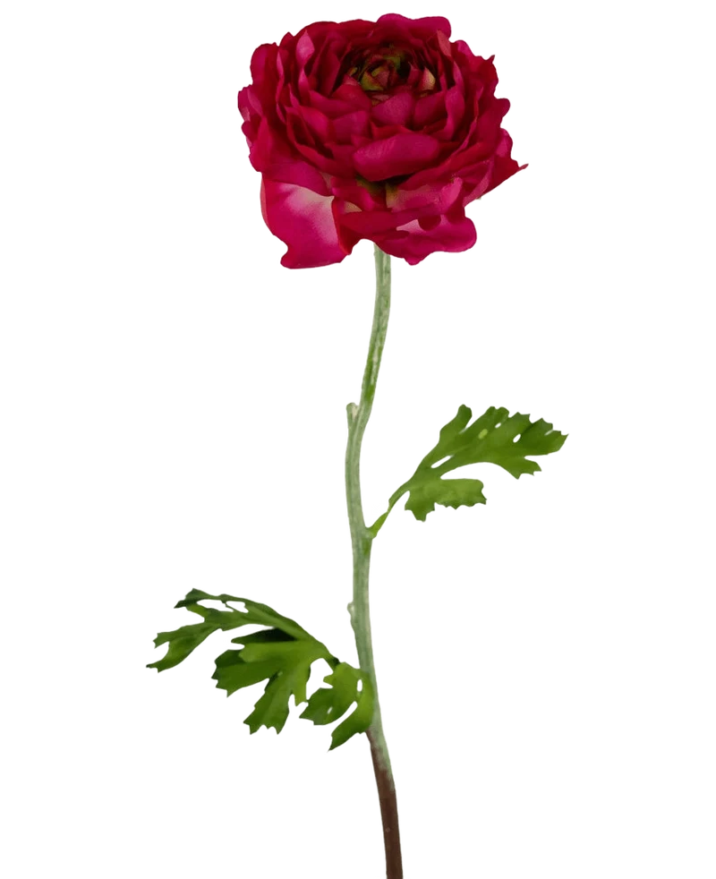Künstliche Blume Ranunkel 51 cm dunkelrosa
