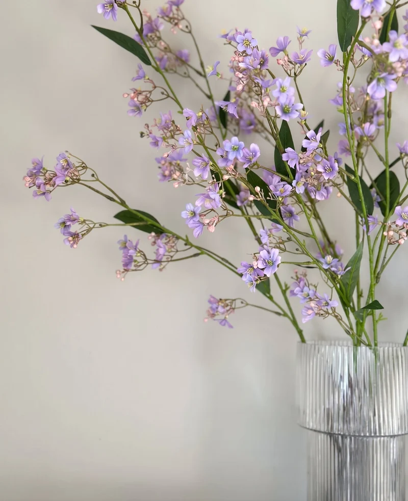 Künstlicher Zweig Daphne Spray 108 cm lila