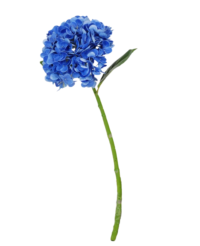 Künstliche Blume Charlotte Hortensie Real Touch dblue 55 cm