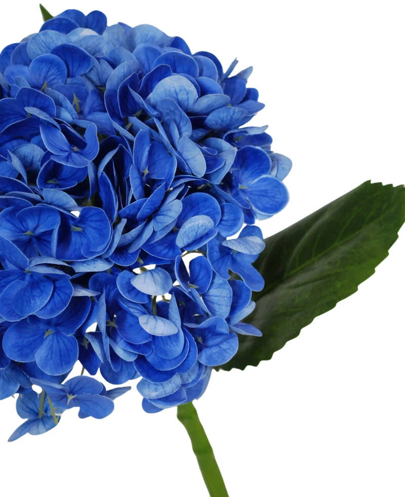 Künstliche Blume Charlotte Hortensie Real Touch dblue 55 cm