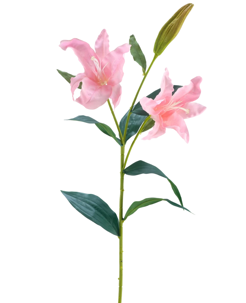 Künstliche Blume Lilie Real Touch rosa 95 cm
