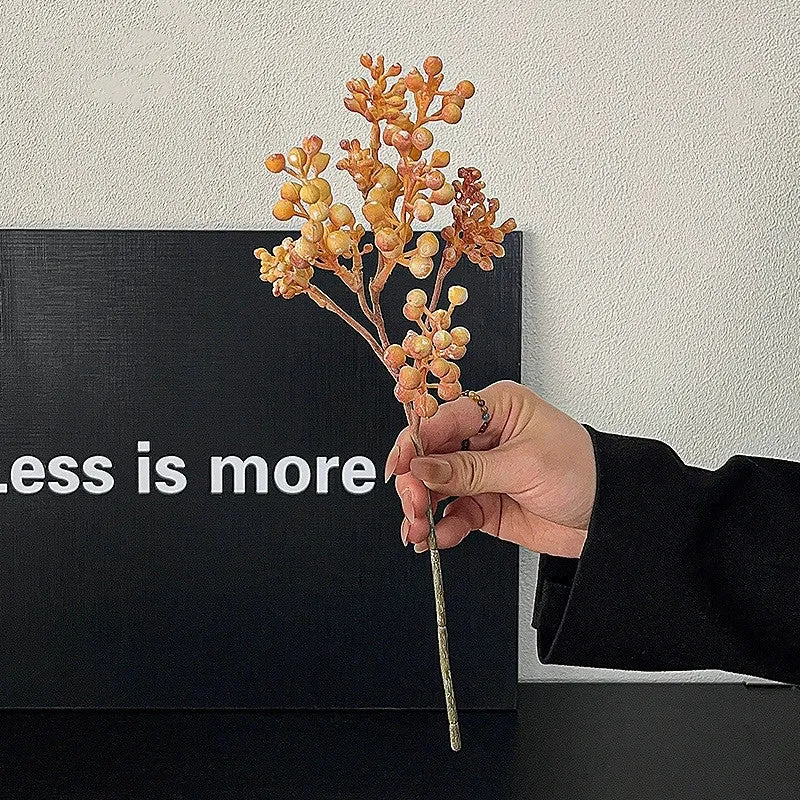Künstliche Blumen, 35 cm, realistisch, 5 Farben – ideal für Hochzeiten, Cafés & Wohnraumdekoration