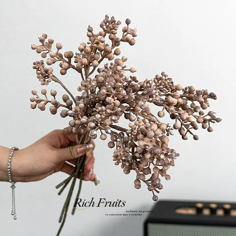 Künstliche Blumen, 35 cm, realistisch, 5 Farben – ideal für Hochzeiten, Cafés & Wohnraumdekoration