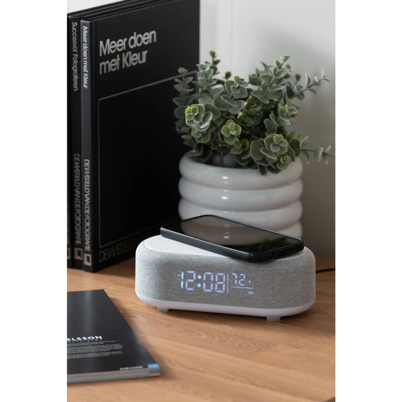 Wecker Vogue m. Telefonladegerät und Bluetooth