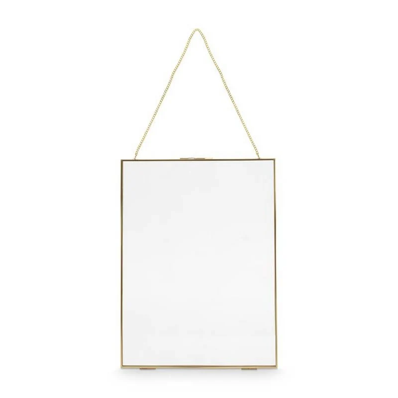 Fotorahmen Metall mit Schloss Gold 30x40x0,7 cm