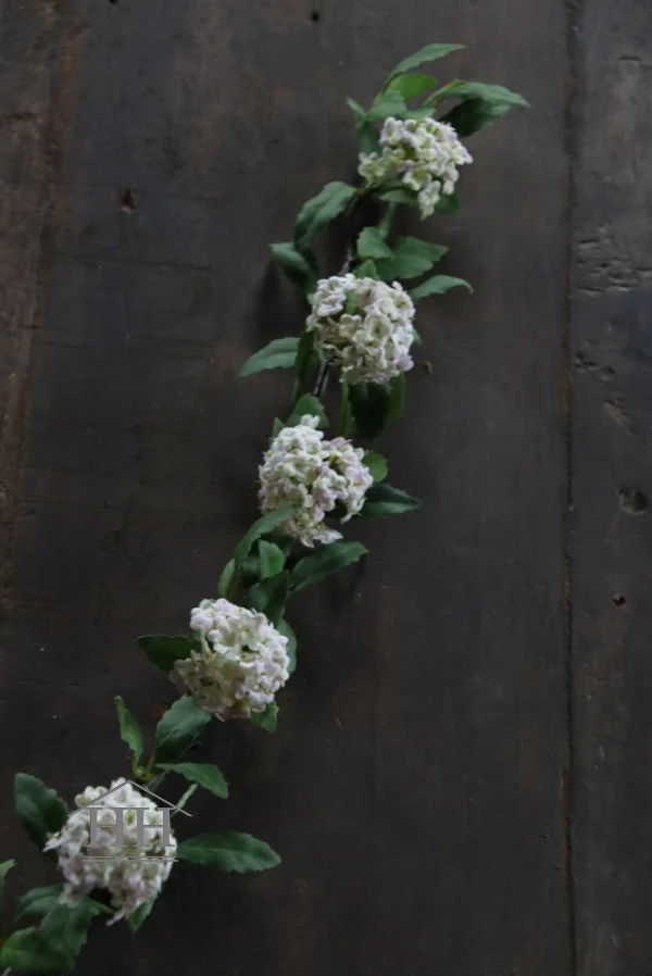 Kunst Viburnum spray zacht roze