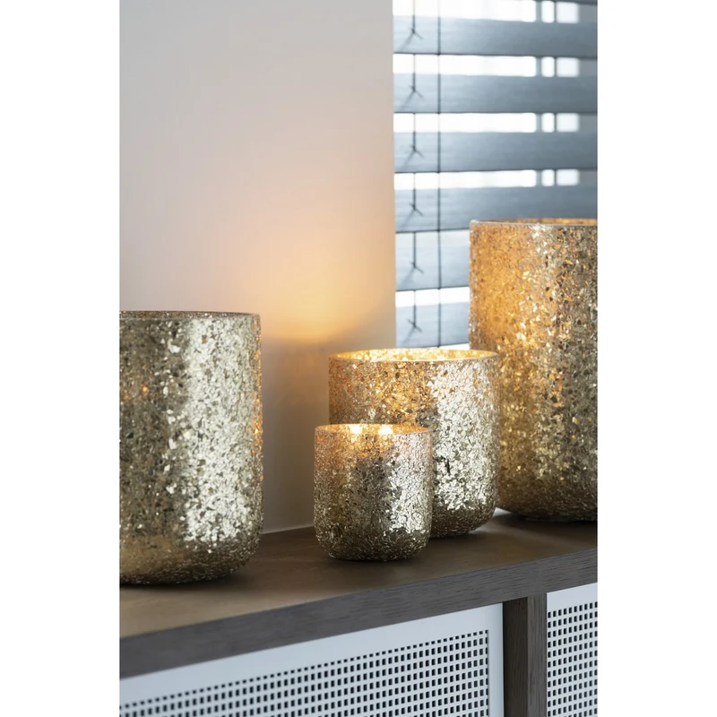 Duftkerze Luxuria Vanilla Escape im Glas, Gold