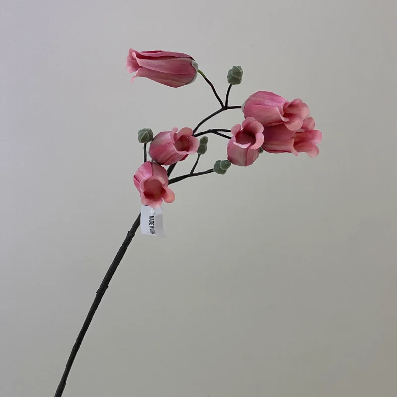 Künstliche Blumen, 70 cm, realistisch, in Weiß, Lila, Fuchsia, Gelb, Rosa – ideal für Hochzeiten, Innenraumdekoration & Cafés