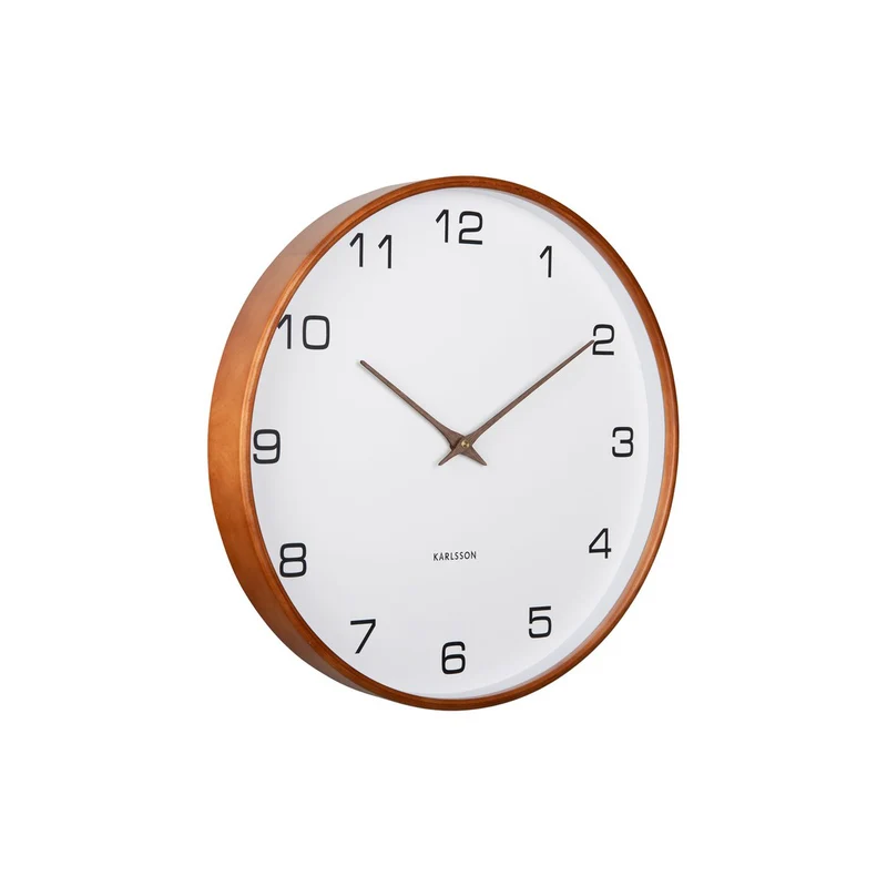 Wanduhr Acento im Mid-Century-Stil