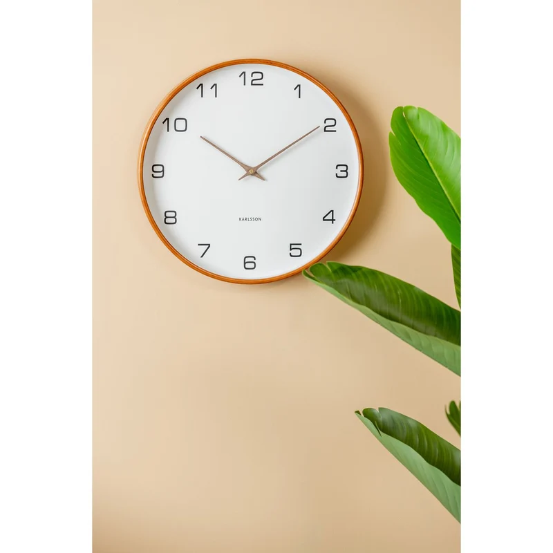 Wanduhr Acento im Mid-Century-Stil