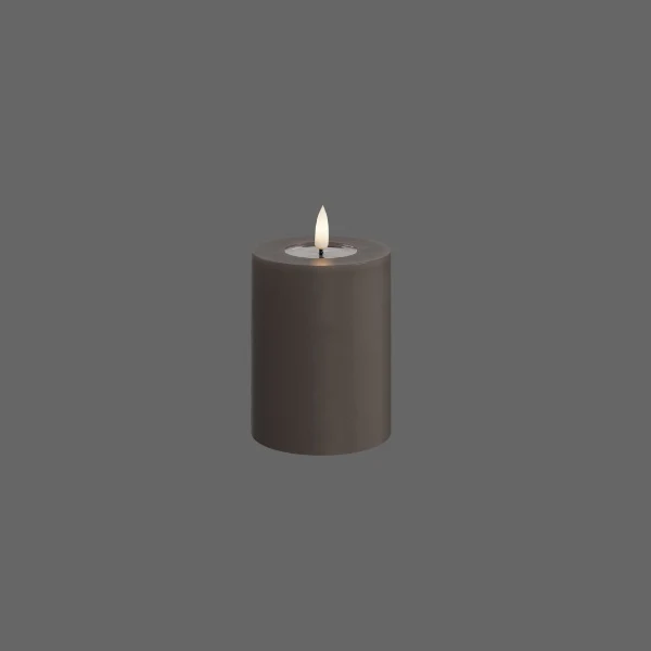 Led kaars mokka - Deluxe Homeart
