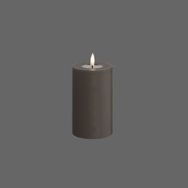Led kaars mokka - Deluxe Homeart
