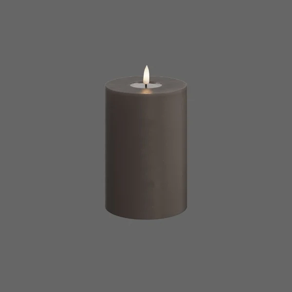 Led kaars mokka - Deluxe Homeart