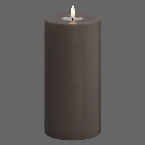 Led kaars mokka - Deluxe Homeart