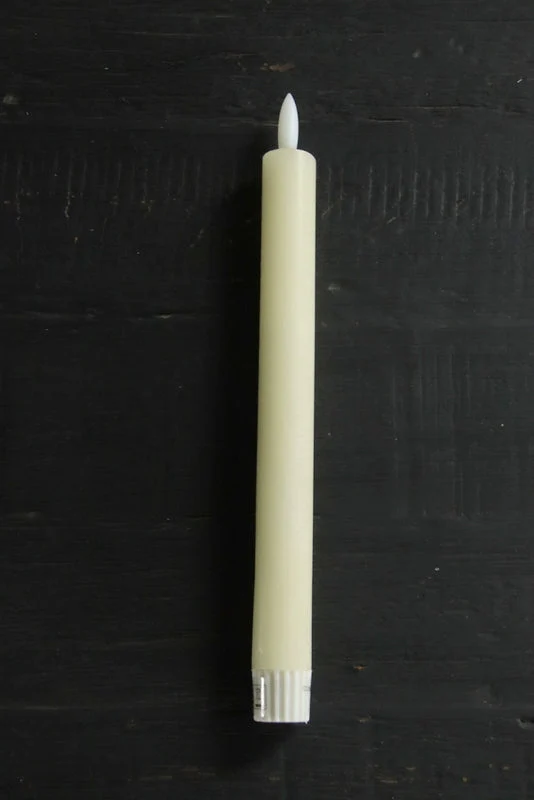 Led dinerkaars creme 24 cm | Vintage & More