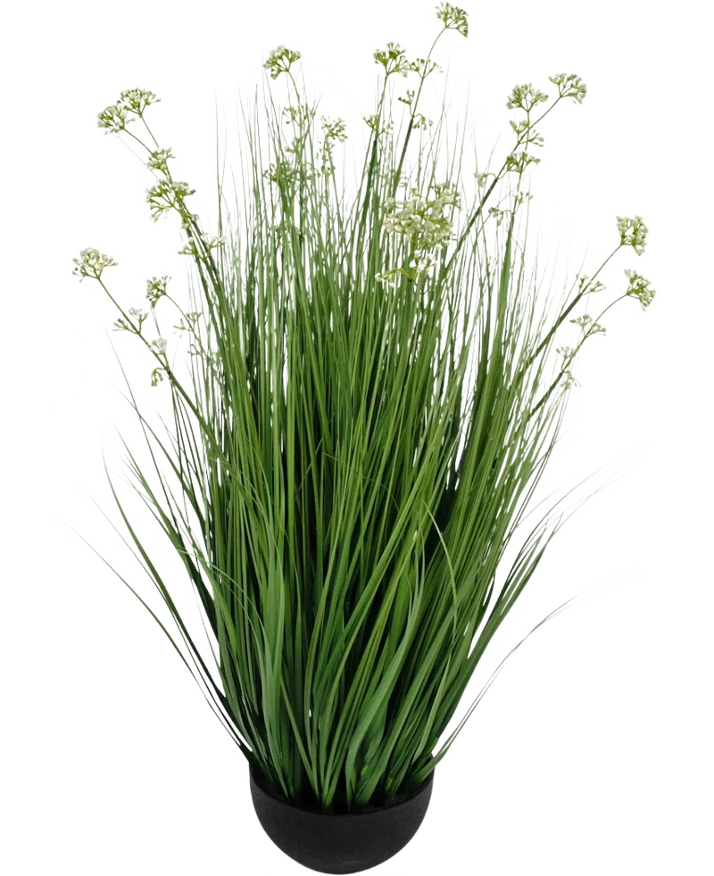 Kunstrasen Lauch Blume Zwiebel Gras Topf 100cm feuerhemmend