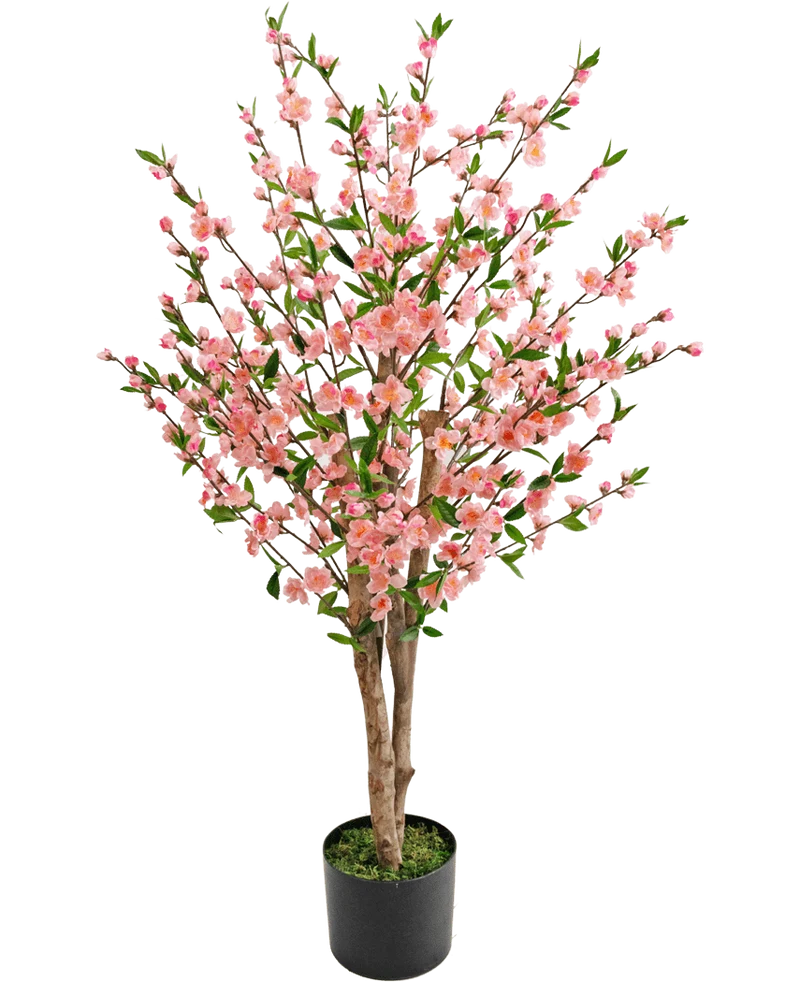 Künstliche Kirschblütenpflanze 120 cm rosa