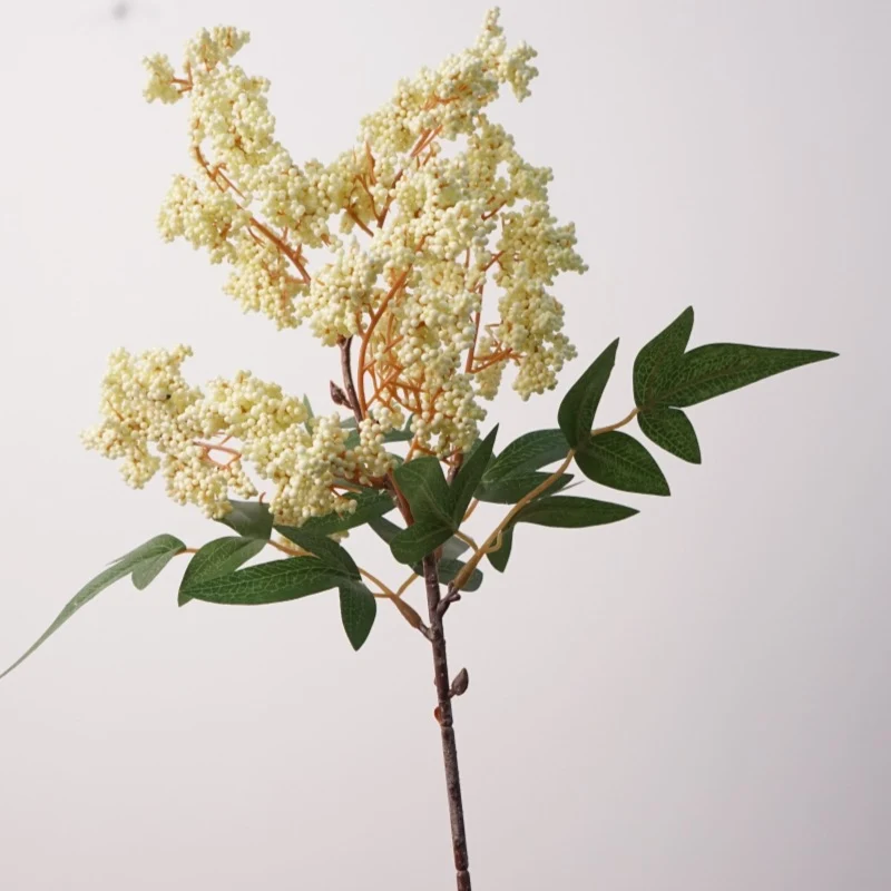 Künstliche Beerenzweige 44 cm, 2er-Set – Realistische Nandina-Herbstbeeren für Vase, Gesteck & Herbstdeko