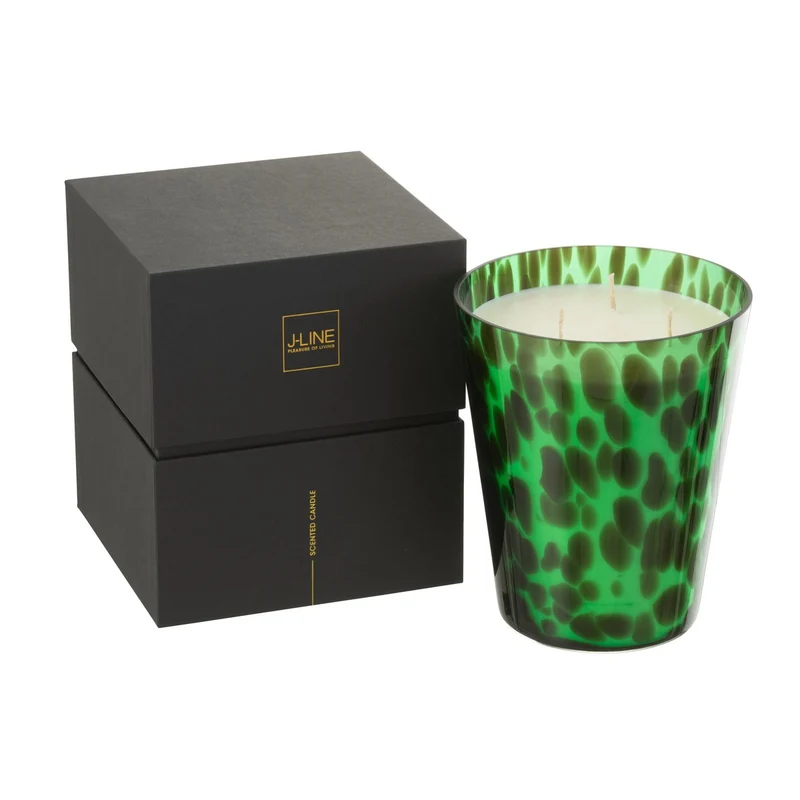 Duftkerze Noa – Sandelholz – Glas – groß – 95U