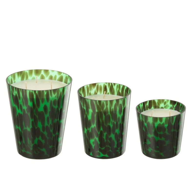 Duftkerze Noa – Sandelholz – Glas – groß – 95U