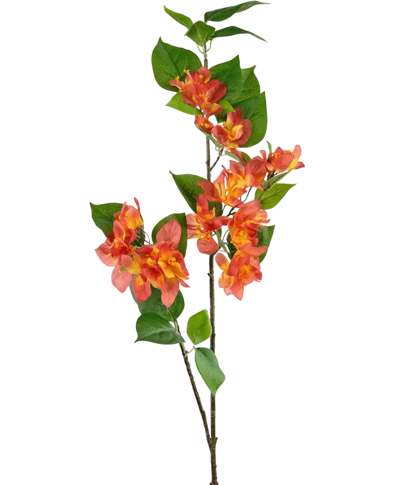 Künstliche Bougainvillea Zweig 81 cm Pfirsich