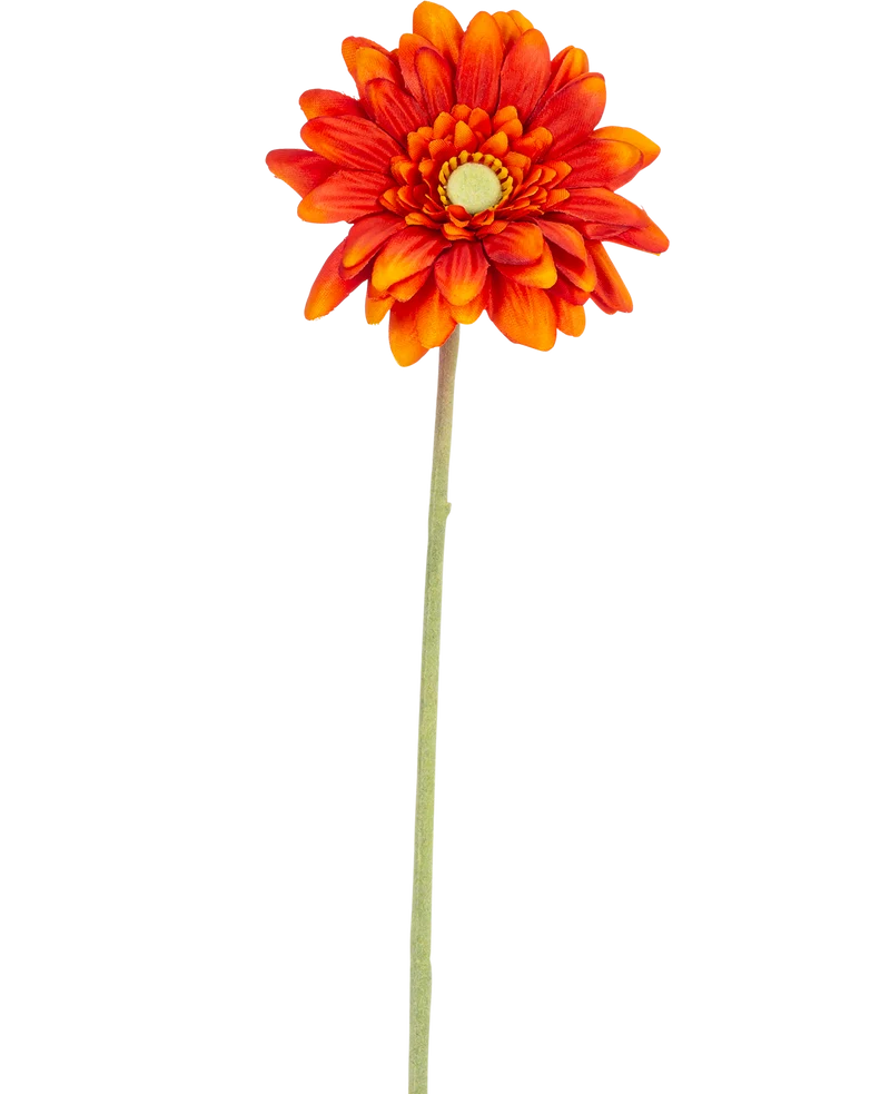 Künstliche Blume Gerbera mini 47 cm soft orange