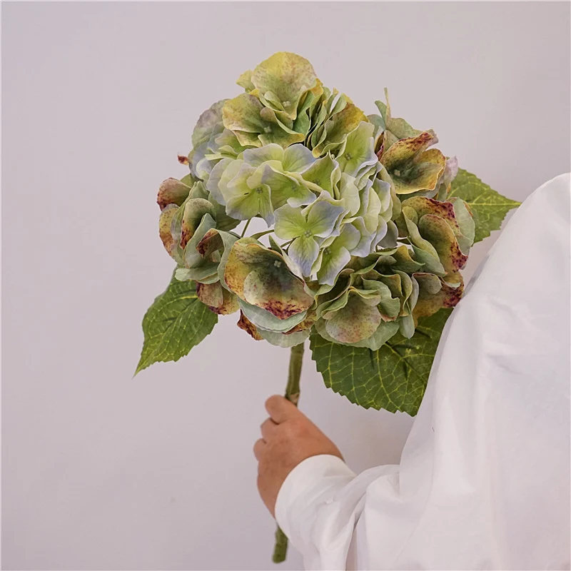 Real-Touch Hortensie, 20" hoch, 9" Durchmesser, perfekte Deko für Hochzeiten, Cafés, Einzelhandel, langlebig und pflegeleicht