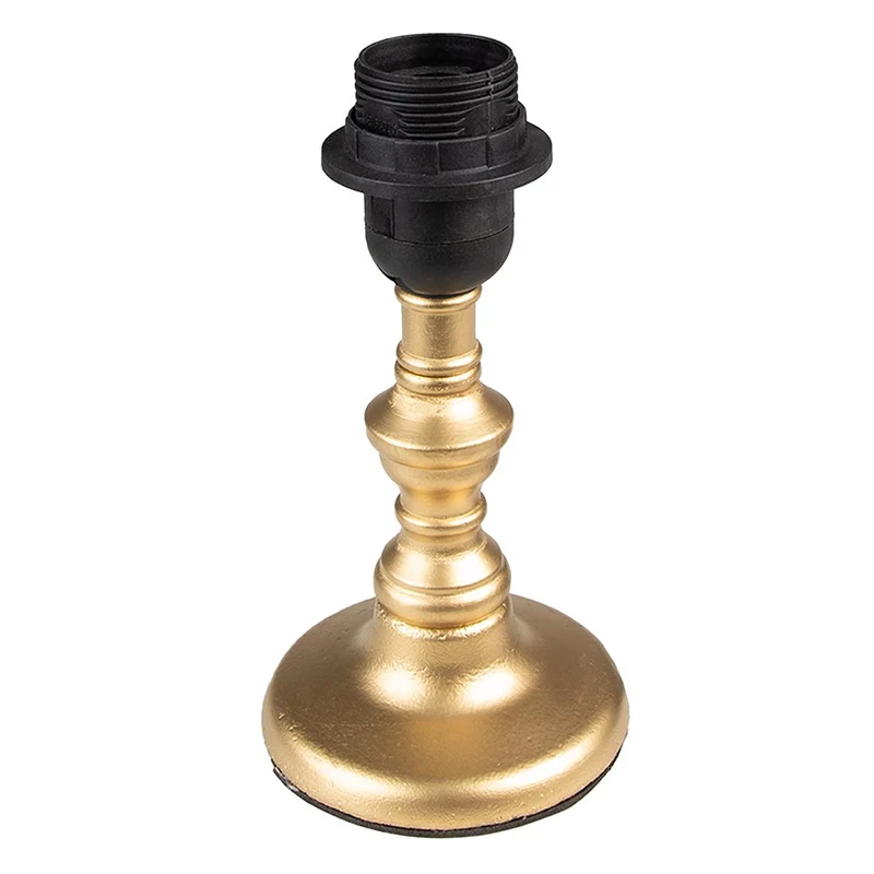 Lampenfuß Tischleuchte Gold, Ø 10x20 cm, E27/max. 1x60W