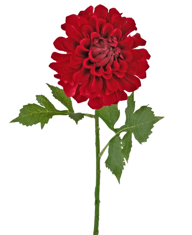 Künstliche Blume Dahlie 50 cm rot