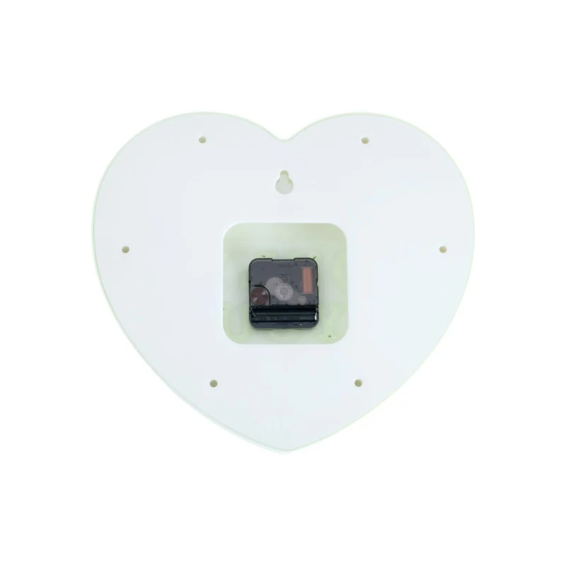 Wanduhr Herz Candy in Pastellgrün