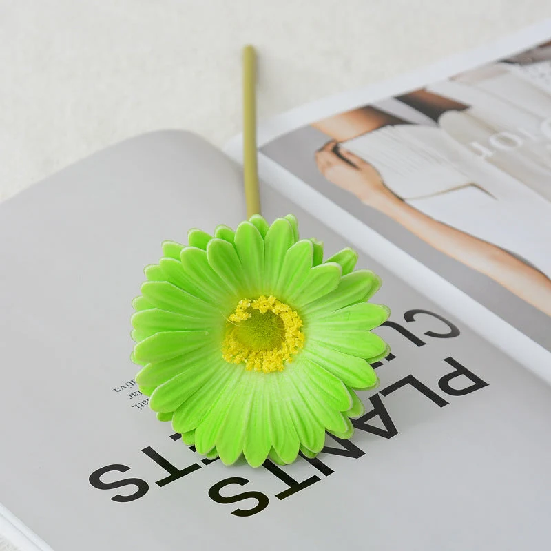 Kunstblumen Gerbera Stiel Real Touch 30 cm – Einzelstiel für Hochzeit, Tischdeko & Wohnkultur