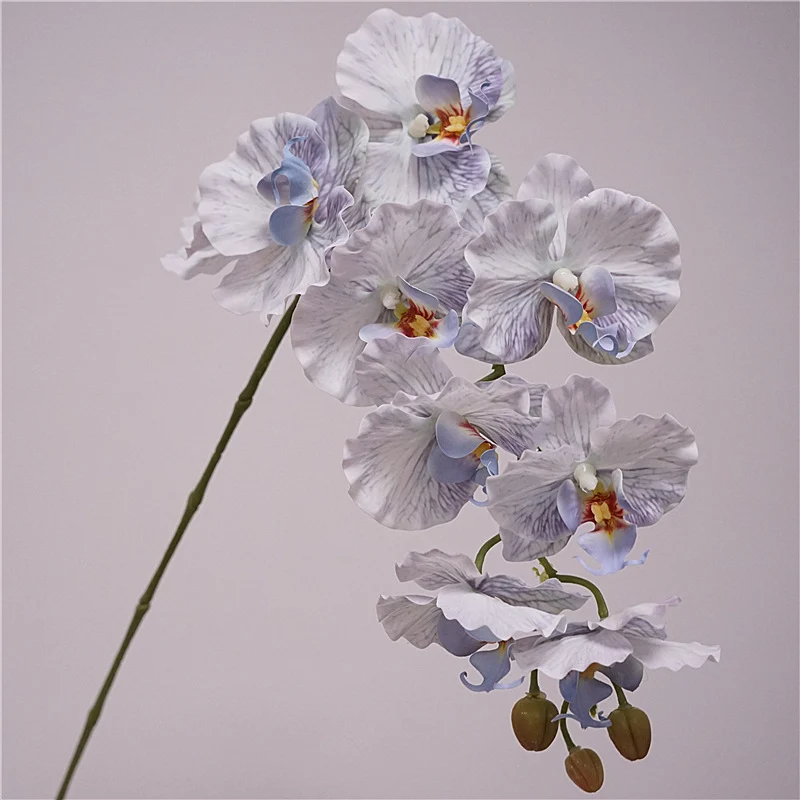 Phalaenopsis Orchidee künstlich 98 cm | 9 Blüten | Real-Touch | Kunstblume für Dekoration, Hochzeit & Floristik