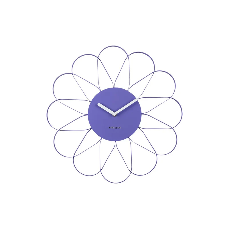 Wanduhr Arkis in Blütenform