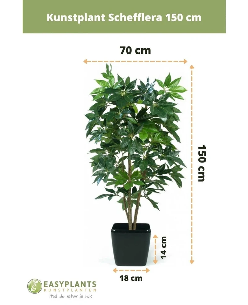Kunstplant Schefflera 150 cm