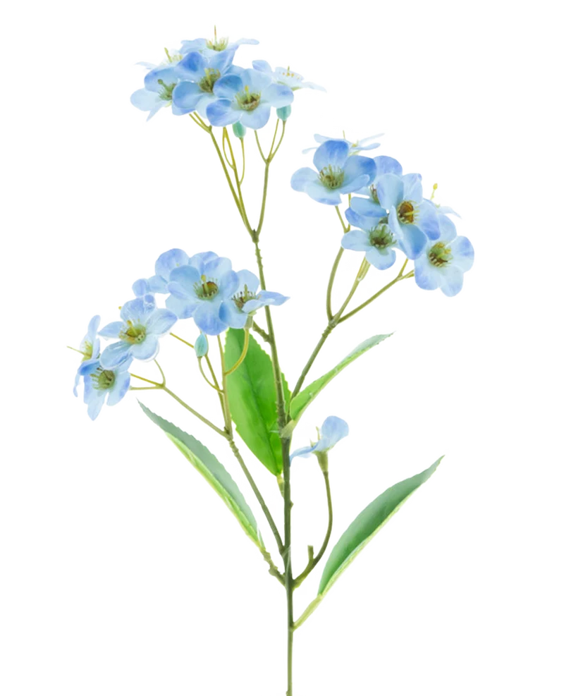 Künstliche Blume Orchidee Real Touch Blau 50 cm
